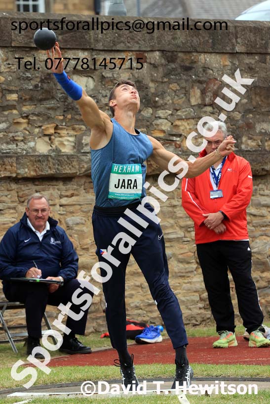 Decathlon Shot Putt, 2024 EAP International Combined events, Hewcham, Northumberland.  Photo: David T. Hewitson/Sports for All Pics